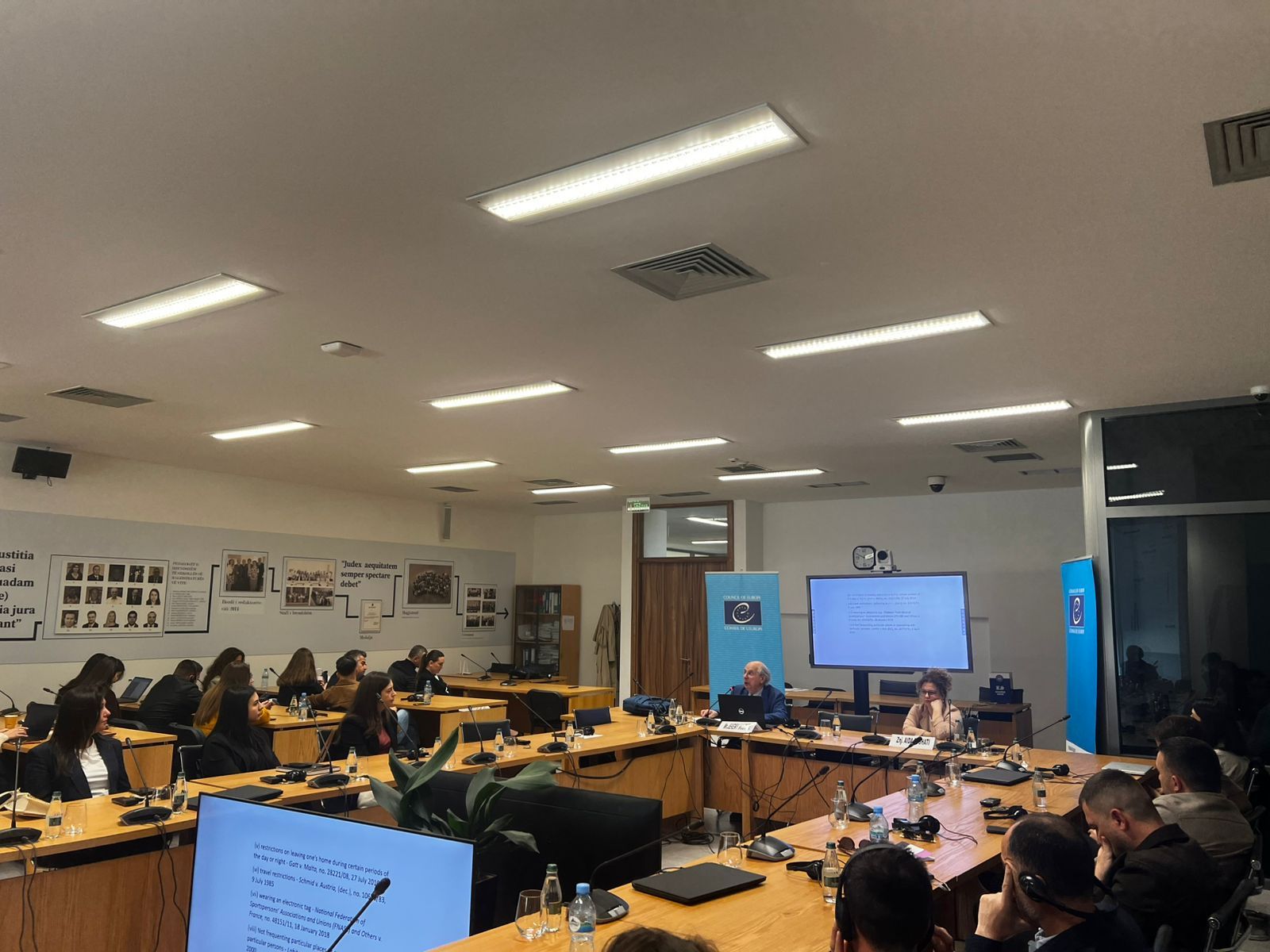 Leksion i hapur me kandidatët për magjistratë të vitit të dytë