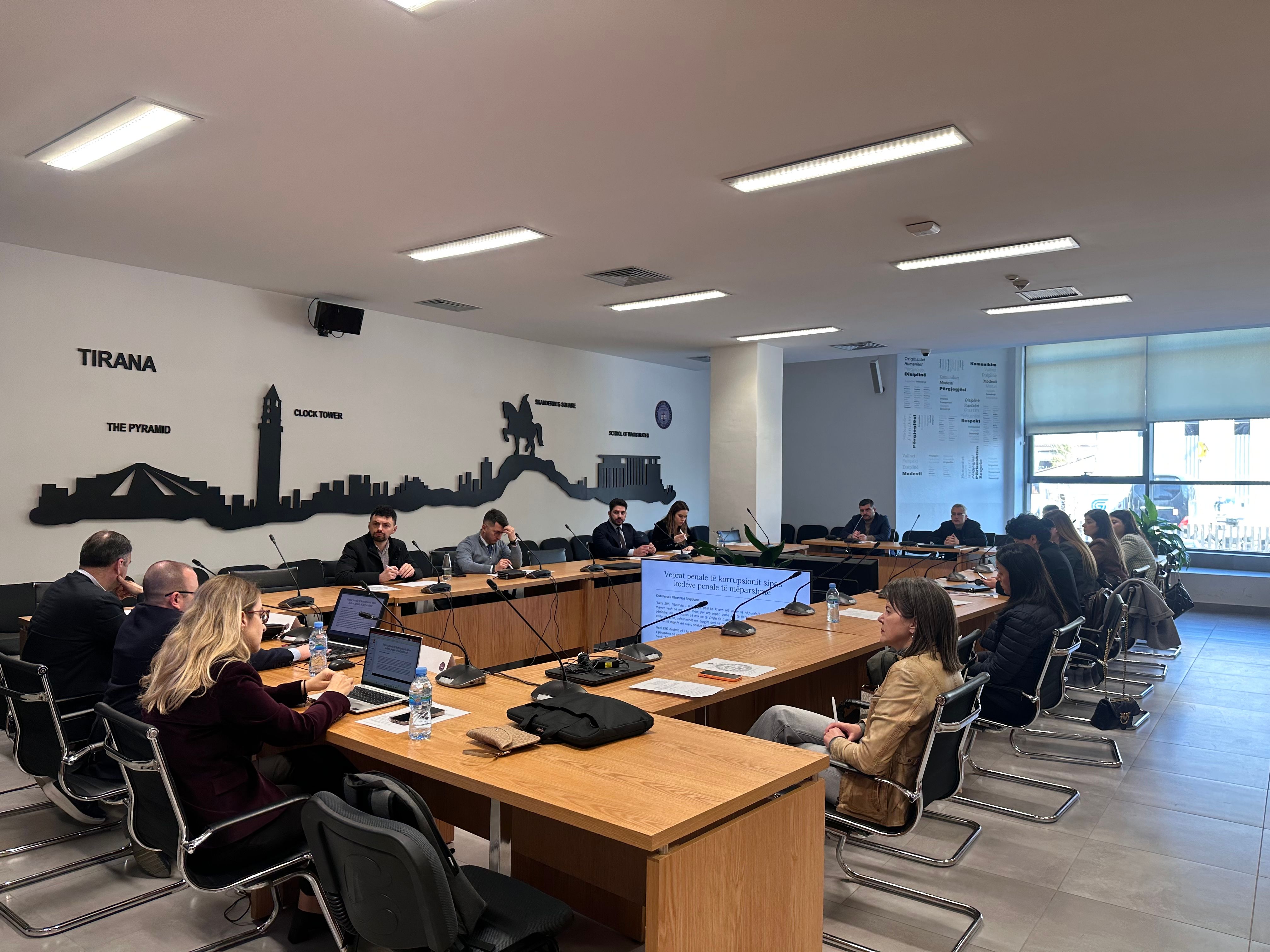 AKTIVITET TRAJNUES: “Individualizimi i figurave të veprës penale të korrupsionit.” - 24 mars 2026