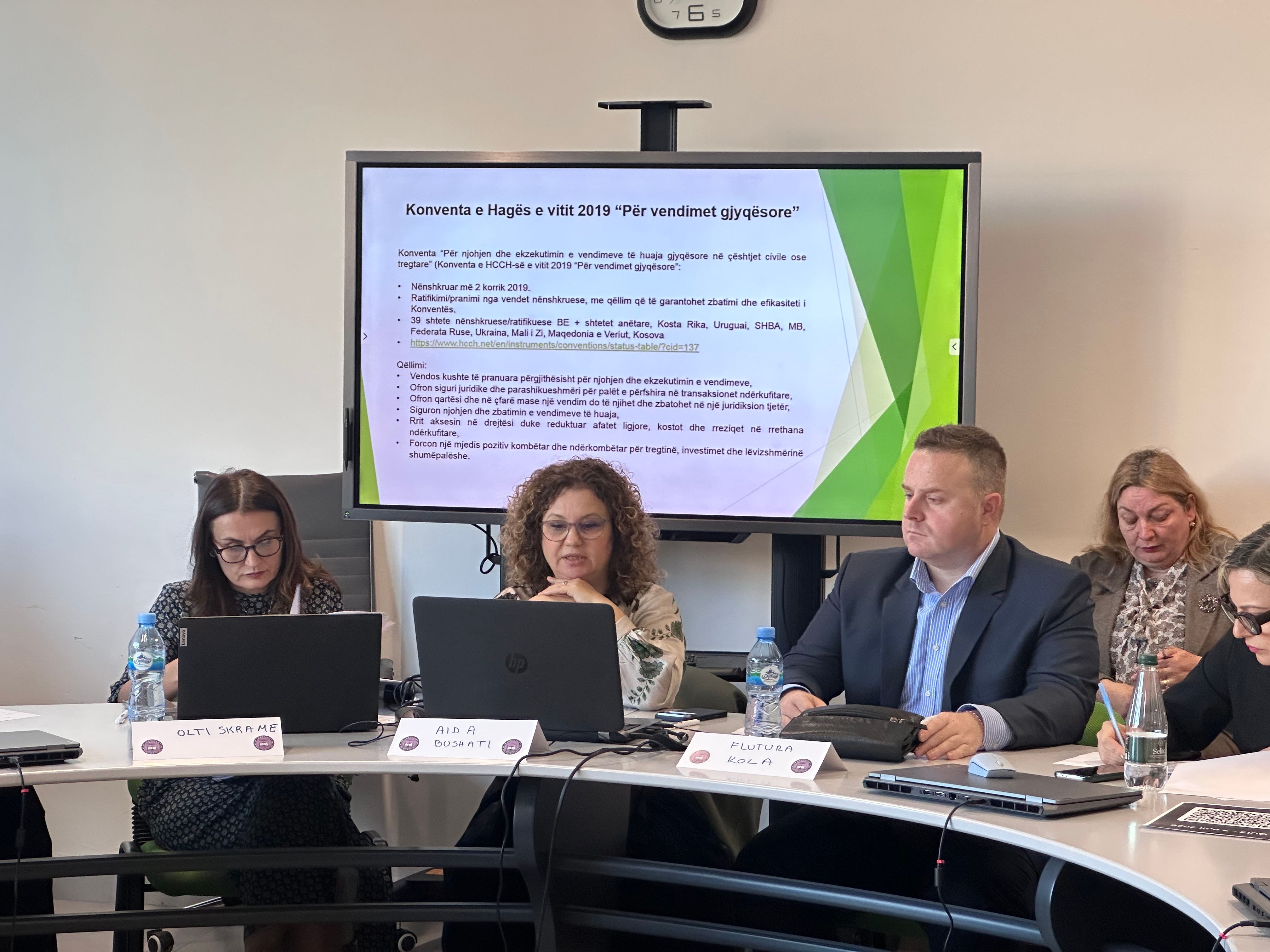 AKTIVITET TRAJNUES: “Konventa e Hagës 2005 dhe 2019. Implikimet ligjore dhe praktike” - 7 prill 2026