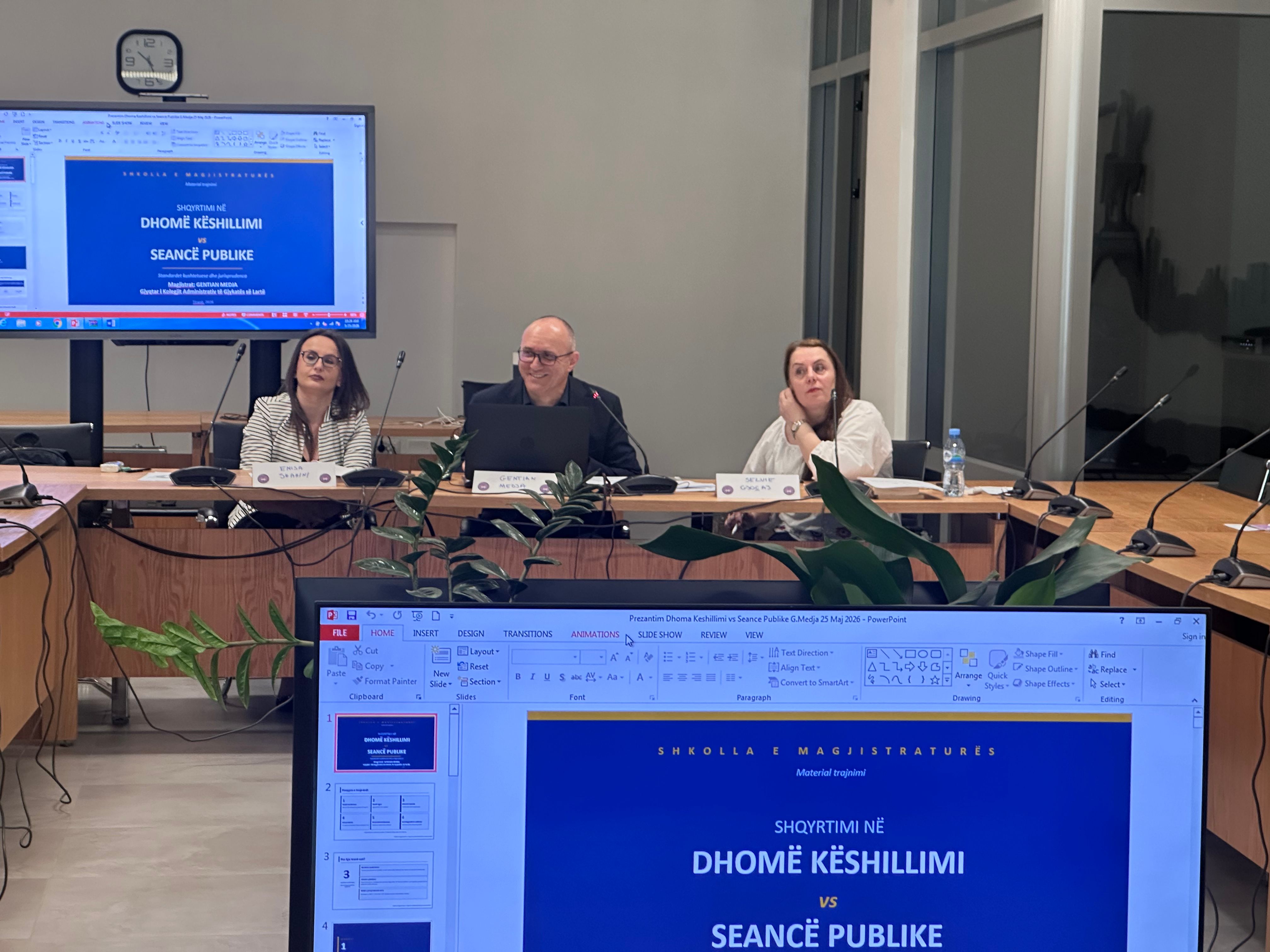 AKTIVITET TRAJNUES: “Riti gjykimor pranë gjykatave administrative.” - 25 maj 2026