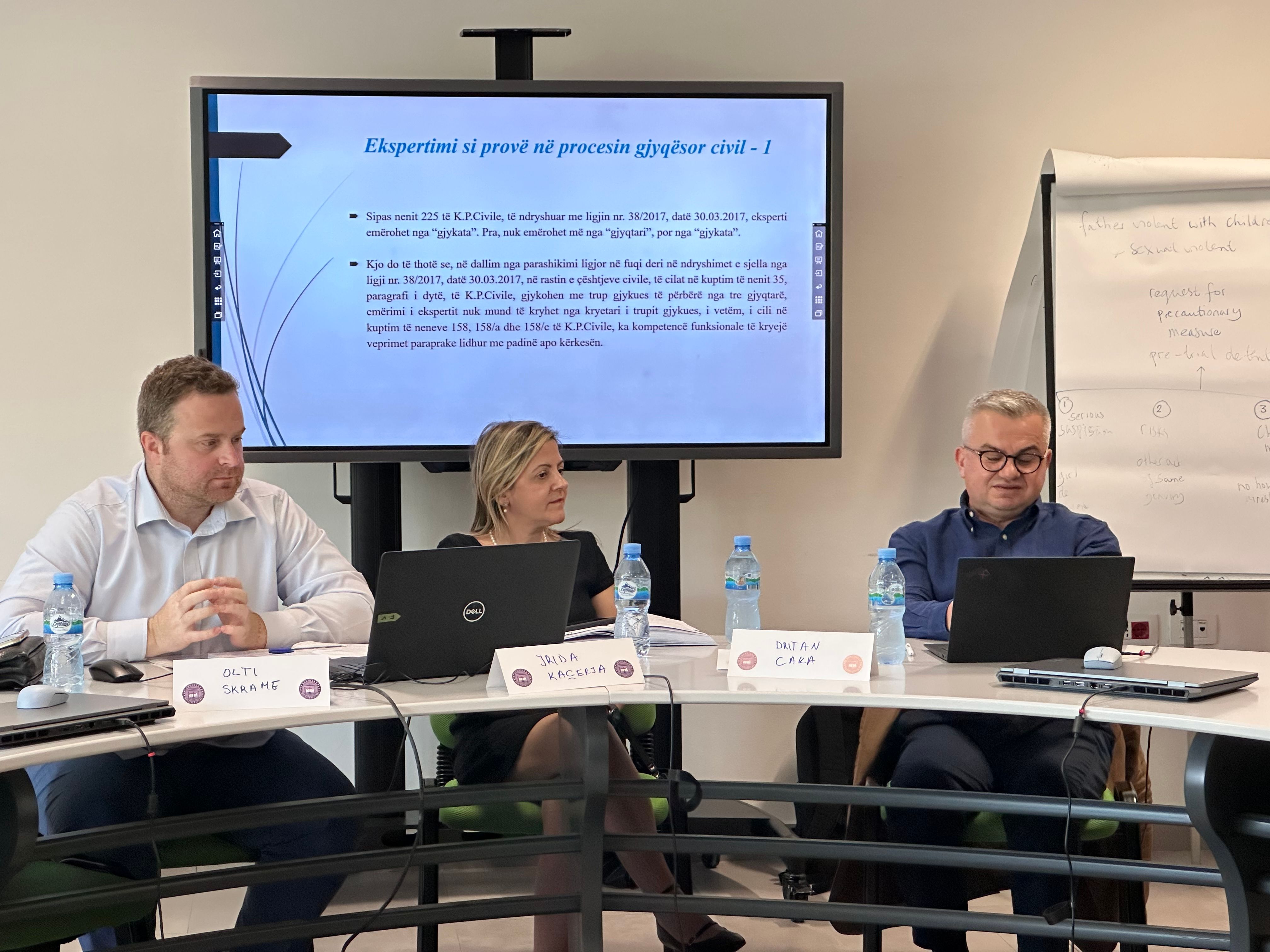 AKTIVITET TRAJNUES: “Aktet e ekspertimit si provë shkresore. Kushtet e vlefshmërisë, përdorshmërisë dhe papërdorshmërisë së tyre në procesin gjyqësor.” - 1 qershor 2026