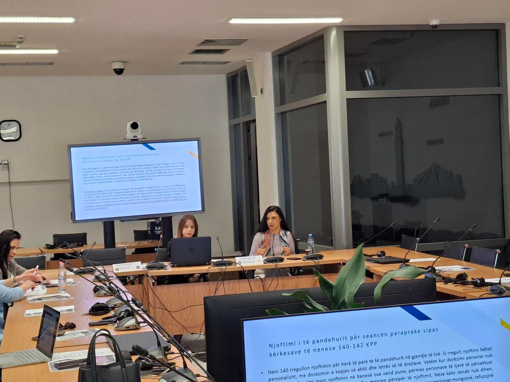 AKTIVITET TRAJNUES: “Pavlefshmëria e vendimit të gjyqtarit të seancës paraprake” - 28 Prill 2026